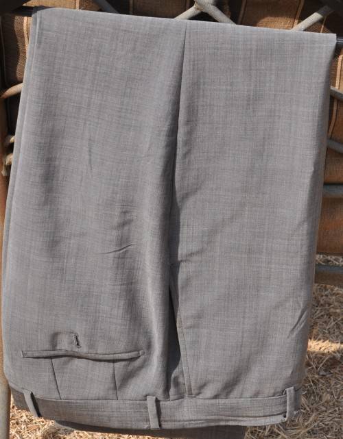 HUGO BOSS SUIT - consisting of trousers, vest and jacket - MOHAIR WOOL - free coat hook and cover