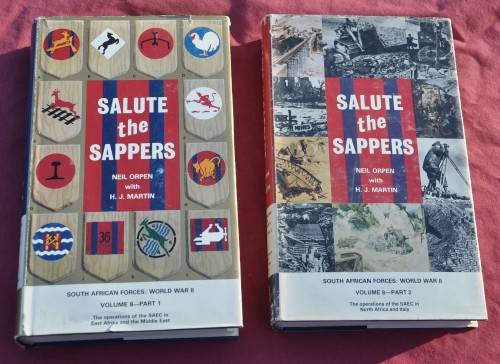 SALUTE THE SAPPERS South African Forces: World War II - both volumes