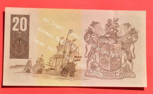 R20 1981, prefix Z4, E/A, GPC de Kock, 1st issue ***UNC*** rare replacement note