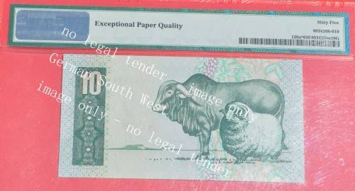 10 Rand 1978 R10, prefix Y2, A/E, T.W. de Jongh, 4th issue ***PMG GEM UNC 65*** replacement note