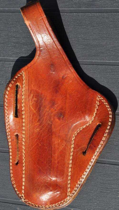 LEATHER HOLSTER for Z88 Pistol 9mm - left handed