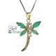 STUNNING DRAGONFLY JADE PENDANT