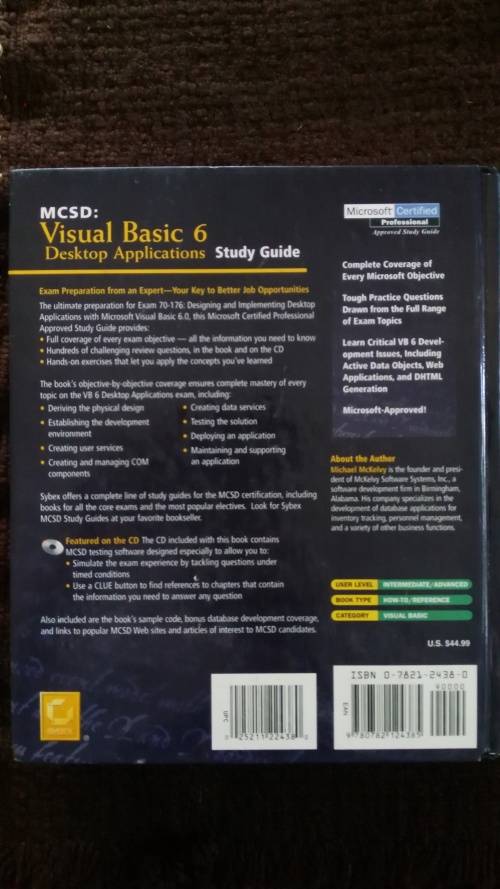 Visual Basic 6 Books (3 Books)