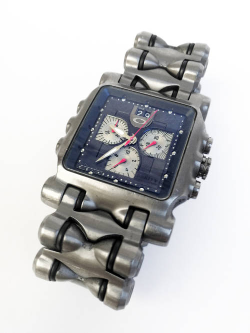 Men's Oakley Minute Machine 10-194 Titanium Chronograph Swiss Made Watch