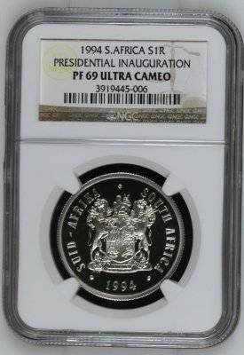 *** 2nd Finest Grade *** PF69 Ultra Cameo 1994 R1 Presidential Inauguration - Only 5 Better !!!