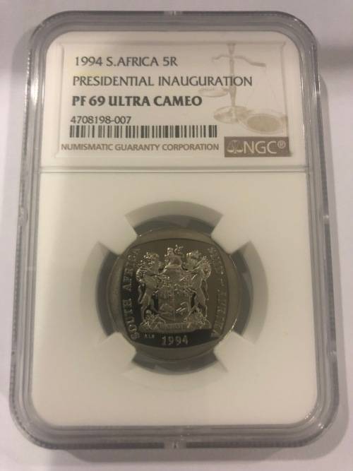 1994 Presidential Inauguration Proof R5 - NGC Graded PF69 Ultra Cameo.