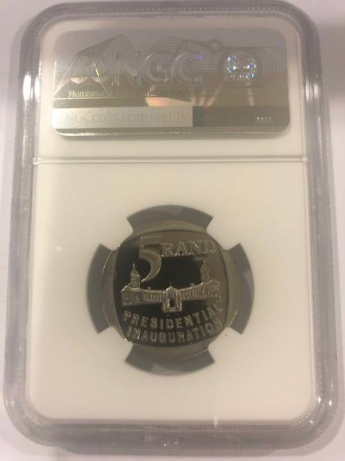 1994 Presidential Inauguration Proof R5 - NGC Graded PF69 Ultra Cameo.