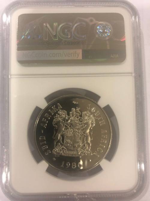1986 Proof Silver R1 -Year Of Disabled People - NGC PF66 Cameo - Hard To Find In Cameo !!!