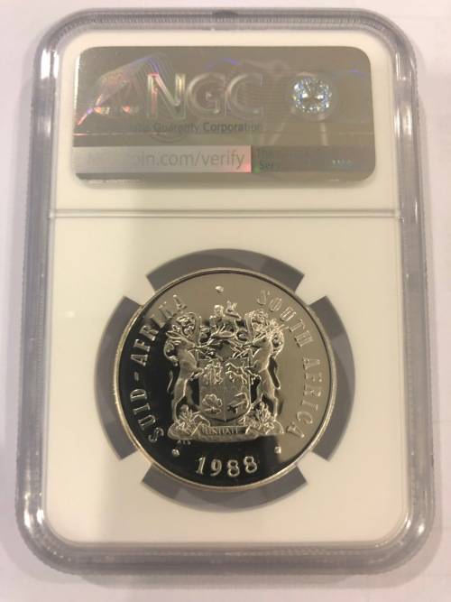 *** Finest Known Grade *** 1988 Proof Silver R1 - The Great Trek - NGC Graded PF69 Ultra Cameo.