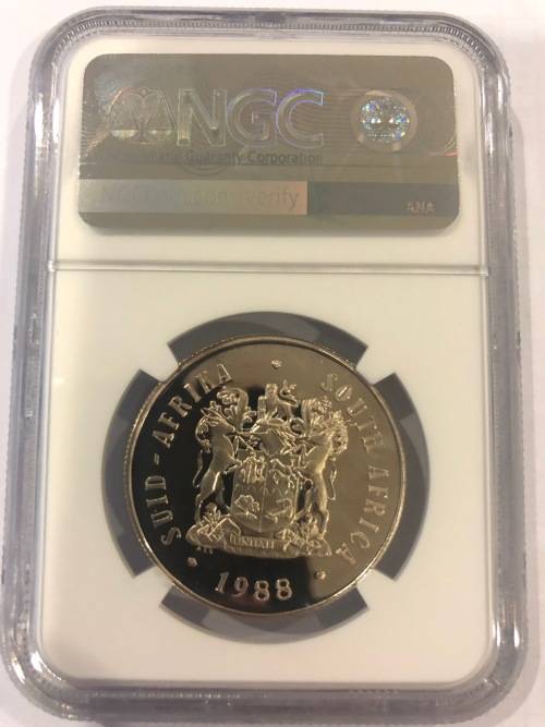 1988 Silver R1 - Bartolomeu Dias - NGC Graded PF68 Ultra Cameo
