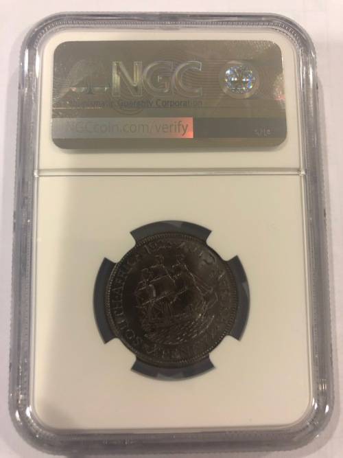 1923 Half Penny (1/2 Penny) - NGC Graded MS64BN - Top Class Coin !!!