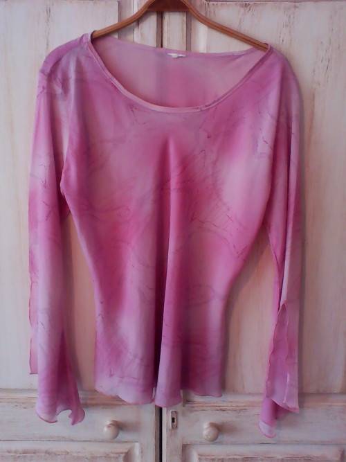 PRETTY TOP IN SHADES OF PINK (SIZE 14/38)