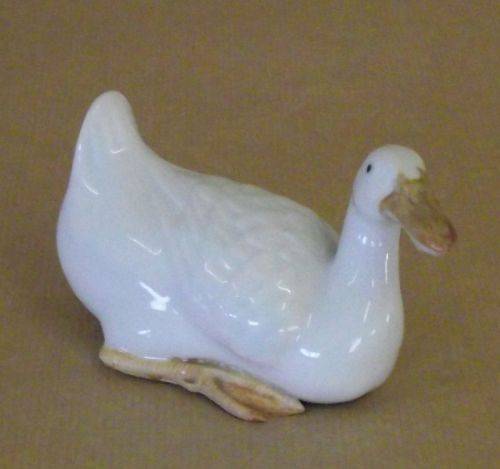 Rare Chinese Stoneware Pale Celadon Glaze Duck - early 20th century Yi Hsing ware