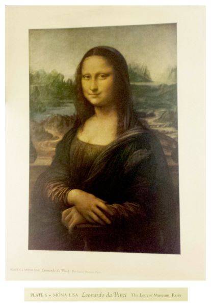 Mona Lisa - Leonardo da Vinci  [Limited Edition 1958 Artwork Print]