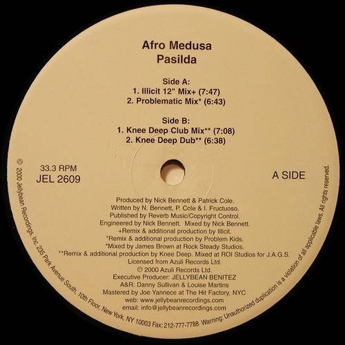 Afro Medusa - Pasilda  [2000 12" Maxi Vinyl - House]