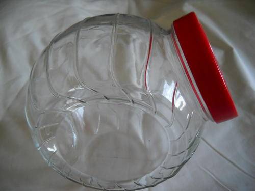 Clear Glass Jar with Lid