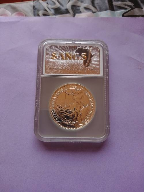 2016 GREAT BRITAIN 1 OUNCE FINE SILVER-BRITTANIA