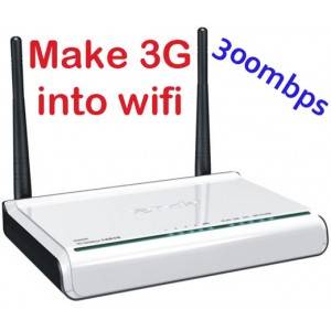 Tenda 3G/HSDPA/ADSL 4 PORT Wireless Router - Turn your USB modem into WIFI - CELL C, Vodacom, MTN