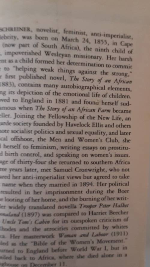 The Story of an African Farm - Olive SCHREINER