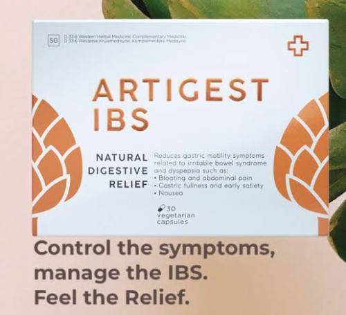 Artigest IBS Natural Digestive Relief Capsules (30)