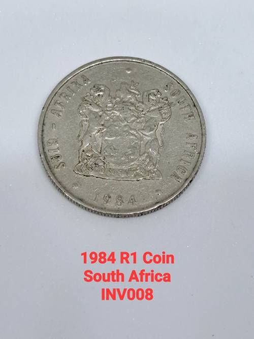 1984 R1 SOUTH AFRICAN COIN