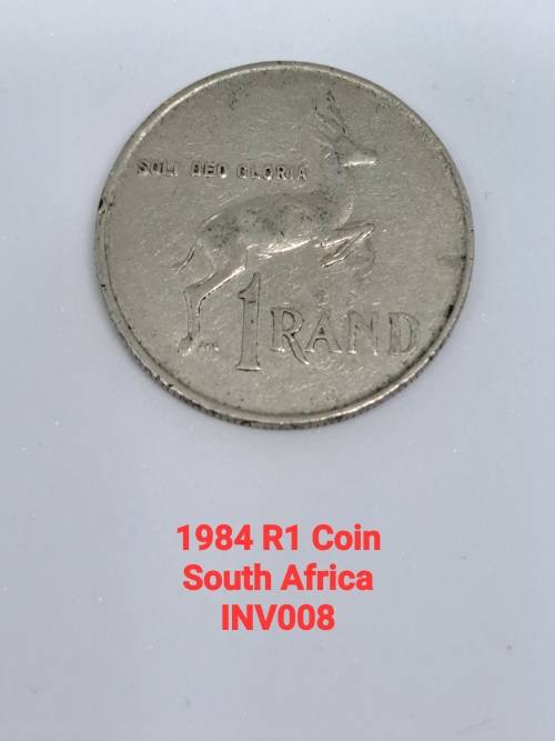 1984 R1 SOUTH AFRICAN COIN