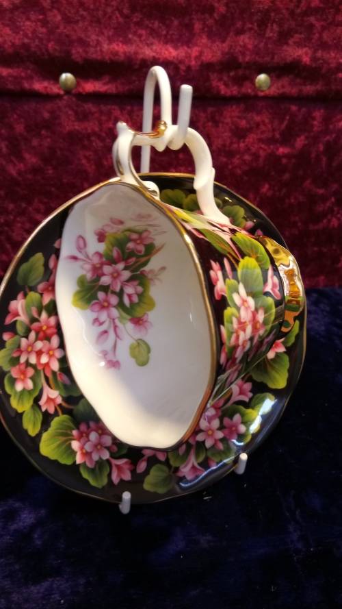 ROYAL ALBERT - PROVINCIAL FLOWERS- MAYFLOWER DUO