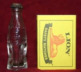 Coke - Miniature glass bottle 6mm