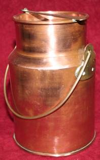 Milk can - Brass 16.5cm