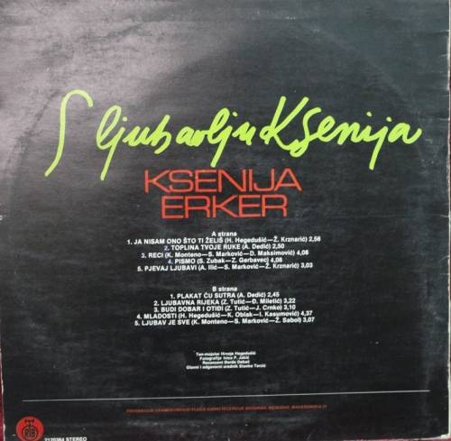 LP - Sljubaulju Ksenija - Ksenija Erker