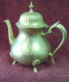 Copper kettle (+-19cm)