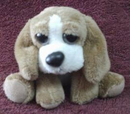 Plush Toy - Small Dog Teddy Bear +-9cm