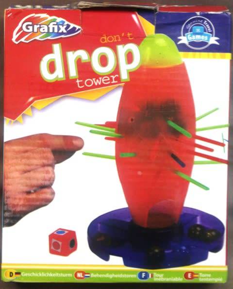 Don't Drop tower - Grafix 15 x 18  x 4 cm