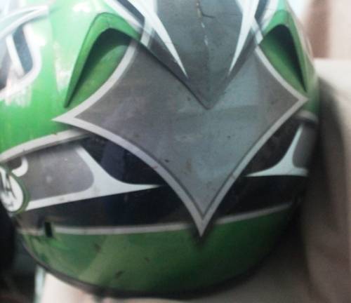 AMA Racing Helmet Green - Size unknown