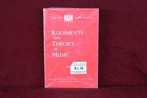 Book  Rudiments and Theory of Music