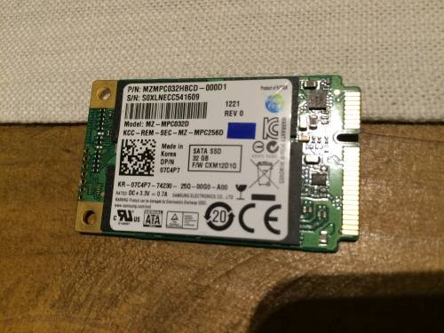 Samsung 32GB mSATA SSD Drive MZ-MPC032D