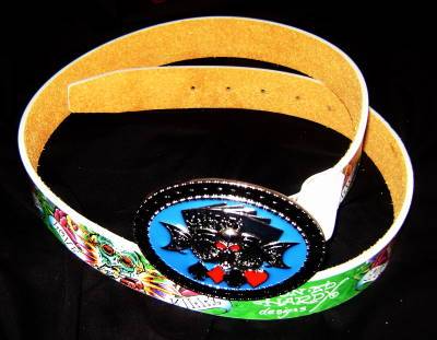 ED HARDY ( By Christian Audigier ) - Stunning Unisex Belt with Buckle