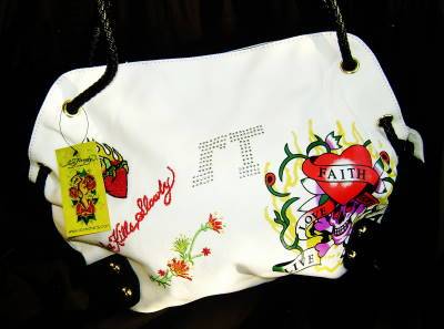 ( JUST INN ) - Large Ed Hardy Ladies Handbag