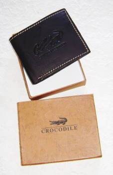 ( Crocodile Genuine Leather ) - Just in - Stunning Mens Wallet ( Boxed )