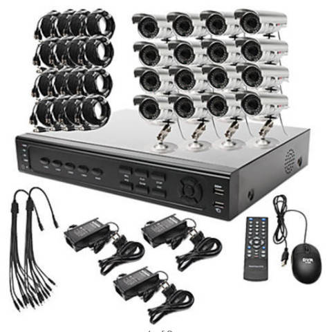 AHD 16 CHANNEL CCTV KIT 2Mp AHD  CAMERA With Phone Viewing
