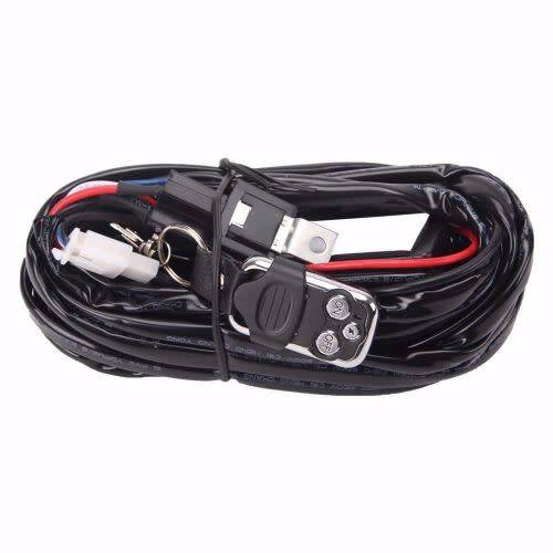 Remote Control Wiring Harness Kit Switch Relay Led Light Bar