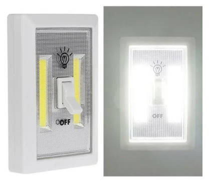OB LED Wall Switch Wireless Closet Cordless Night Light Battery Operated