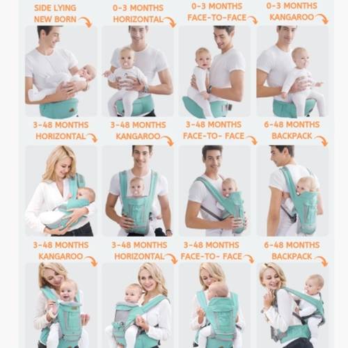 3-in-1 infant hipster carrier