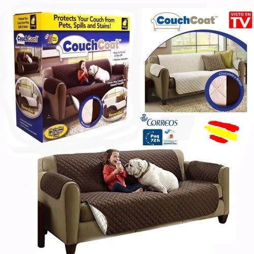 Couch Coat Reversible Washable Sofa Cover - triple size