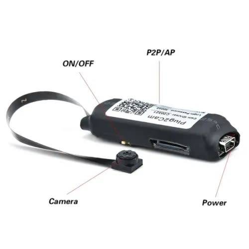1080P HD Mini Hidden Spy Camera - P2P / WiFi