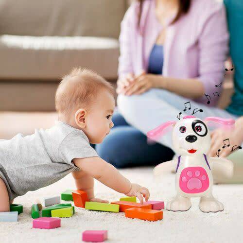 Electric Robot Dance Dog Music And Light Toys For Boys Toddler Girl Kids Gift