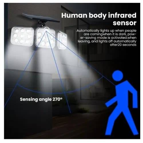 Solar Sensor Light GD-30W