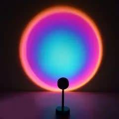 Sunset Atmosphere Rainbow Projection Lamp