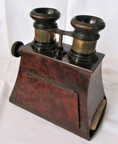 BOER WAR STEREOSCOPE WITH 76 BOER WAR CARDS, PLUS 49 WWI CARDS RARE!!!!!