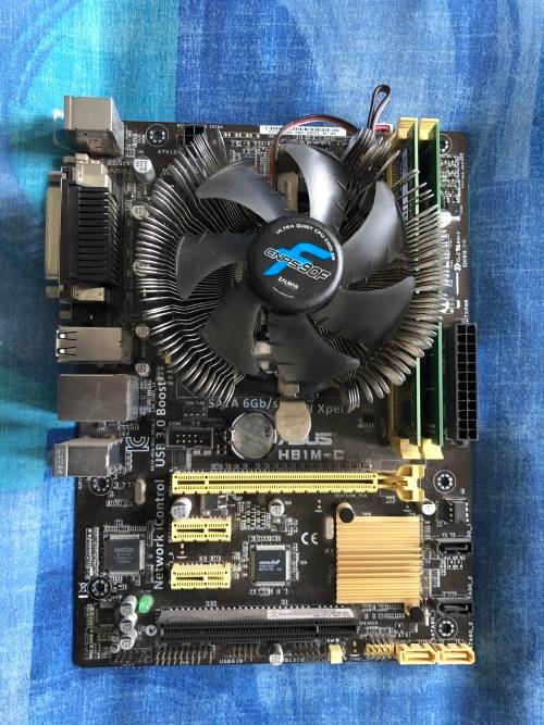 Intel Core i5 4460 + Asus H81m-C + 8Gb DDR3 1600mhz Ram